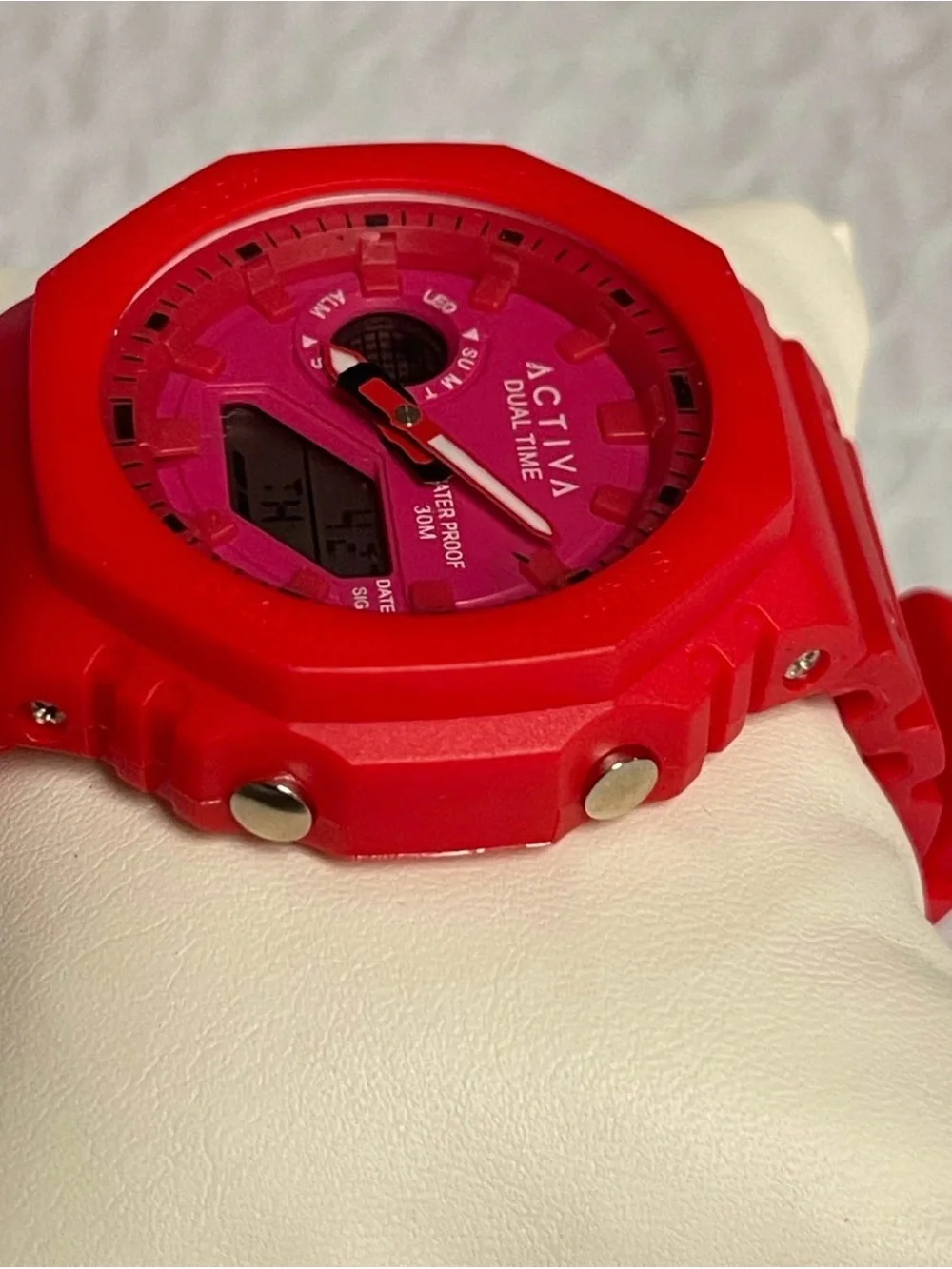 Activa Recon X Invicta Analog Digital Unisex Watch - 45.5mm, Red